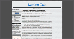 Desktop Screenshot of lumbertalk.com